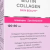 Biotin Collagen 120+30 tabl., kotimainen kollageeni-hyaluronihappo-biotiini-sinkki-C-vitamiini tabletti, Vitabalans