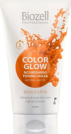 Biozell Color Glow Hoitava sävytenaamio Mandarin 150ml