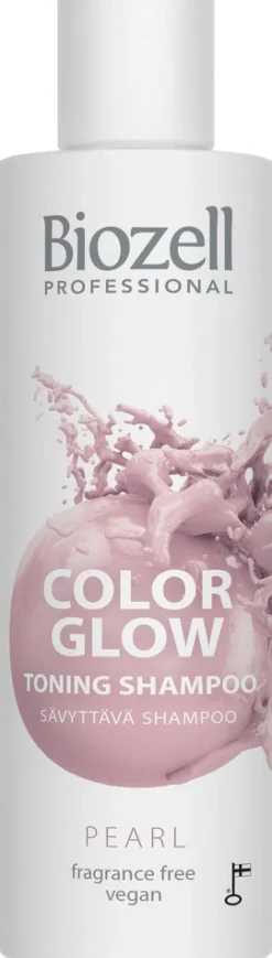 Biozell Color Glow Sävyttävä shampoo Pearl 200 ml