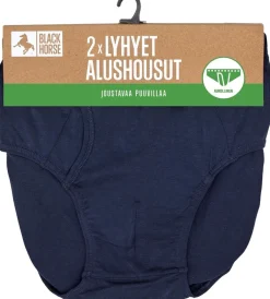 Black Horse 2-pack Basic aukolliset alushousut
