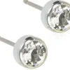 Blomdahl Bezel Crystal korvakorut 5mm