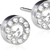 Blomdahl Brilliance Halo Crystal korvakorut 6 mm