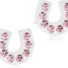 Blomdahl Brilliance Horseshoe Light Rose korvakorut 7 mm