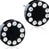 Blomdahl Brilliance Puck Crystal korvakorut 8mm