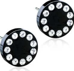 Blomdahl Brilliance Puck Crystal korvakorut 8mm