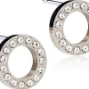 Blomdahl Brilliance Puck Hollow Crystal korvakorut 10 mm