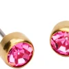 Blomdahl GT Bezel 5 mm, Rose korvakorut