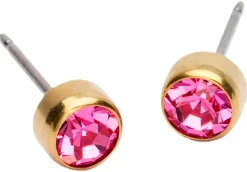 Blomdahl GT Bezel 5 mm, Rose korvakorut
