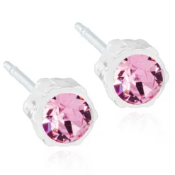 Blomdahl Light Rose korvakorut 4 mm