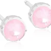 Blomdahl MP Bezel 6 mm, Soft rose korvakorut