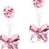 Blomdahl Pendant Butterfly Light Rose korvakorut 4/5mm