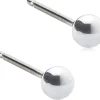 Blomdahl Silver Ball korvakorut 3 mm