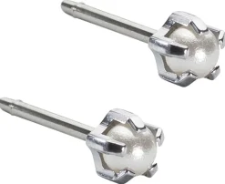 Blomdahl Tiffany Pearl White korvakorut 4mm