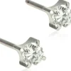 Blomdahl Tiffany White korvakorut 4mm