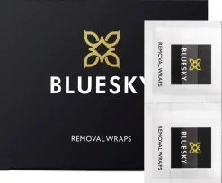 Bluesky Removal Wraps geelilakkauksen poistolaput 100 kpl