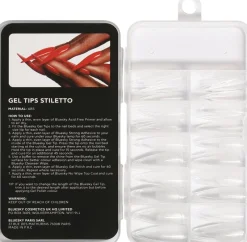 Bluesky Soft Gel Kokokynnen Tipit, Stiletto