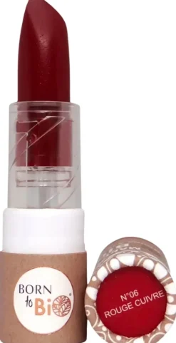 Born to Bio Organic Matt Lipstick N°5 - Mattahuulipuna Rouge Royal 3,5g