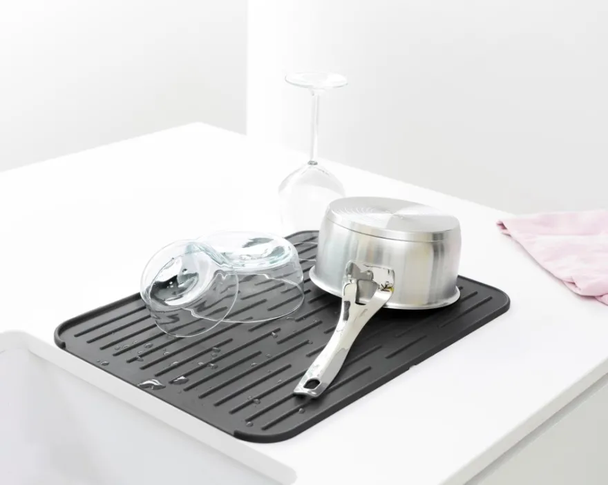 Brabantia astiakuivausalusta silikoni dark grey