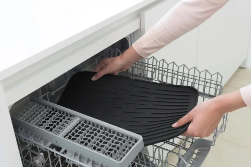 Brabantia astiakuivausalusta silikoni dark grey