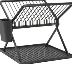 Brabantia astiankuivausteline kokoontaittuva dark grey
