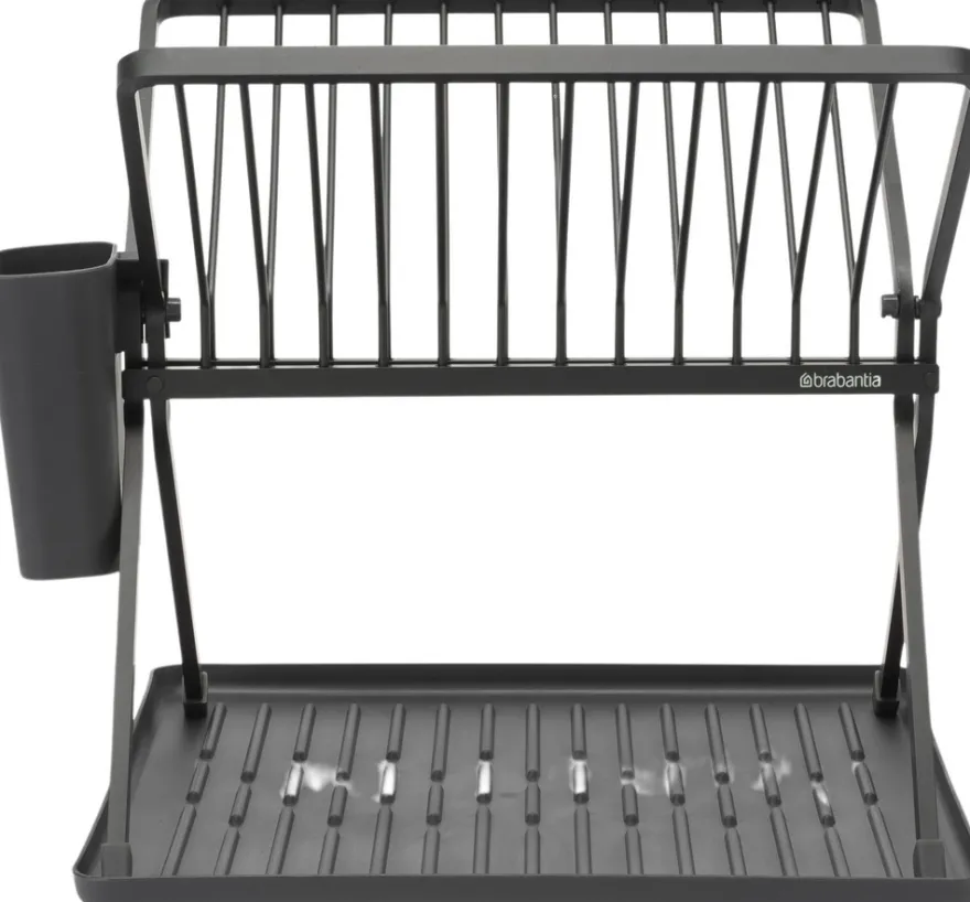 Brabantia astiankuivausteline kokoontaittuva dark grey