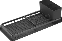 Brabantia kompakti astiankuivausteline dark grey