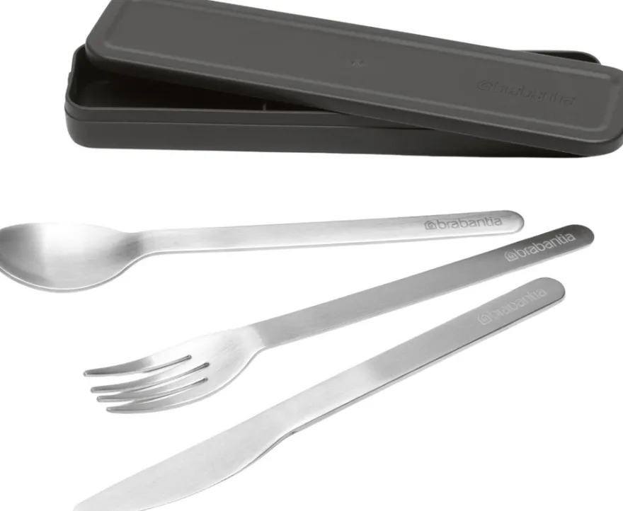 Brabantia Make & Take aterinsetti 3 osaa dark grey