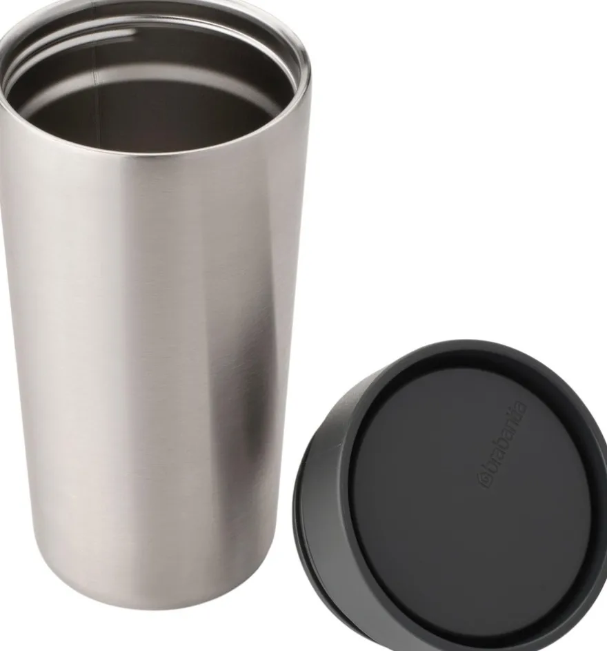 Brabantia Make & Take eristetty muki 0,36L dark grey