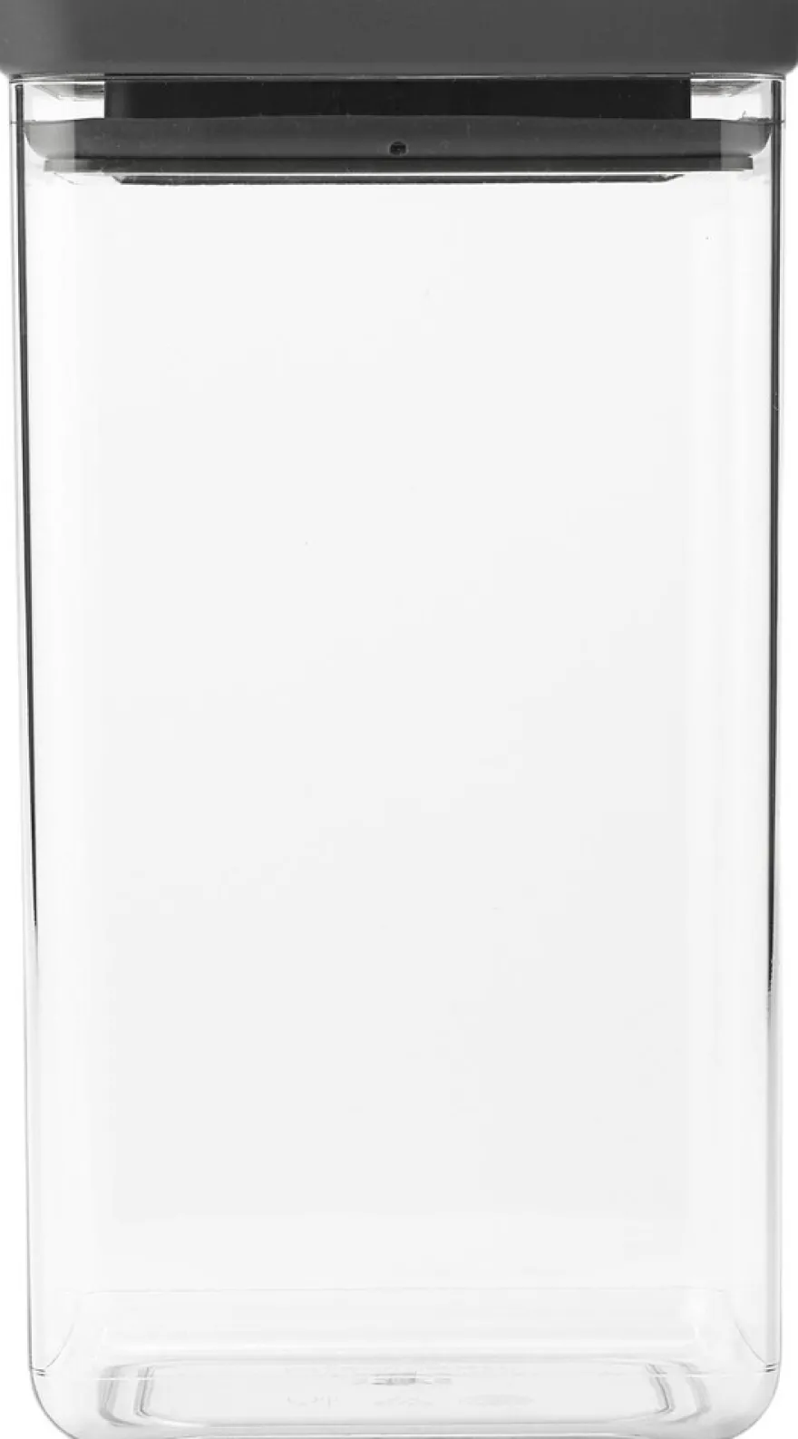 Brabantia nelikulmainen säilytyspurkki 1,6L dark grey