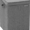 Brabantia pinottava pyykkikori 35L pepper black