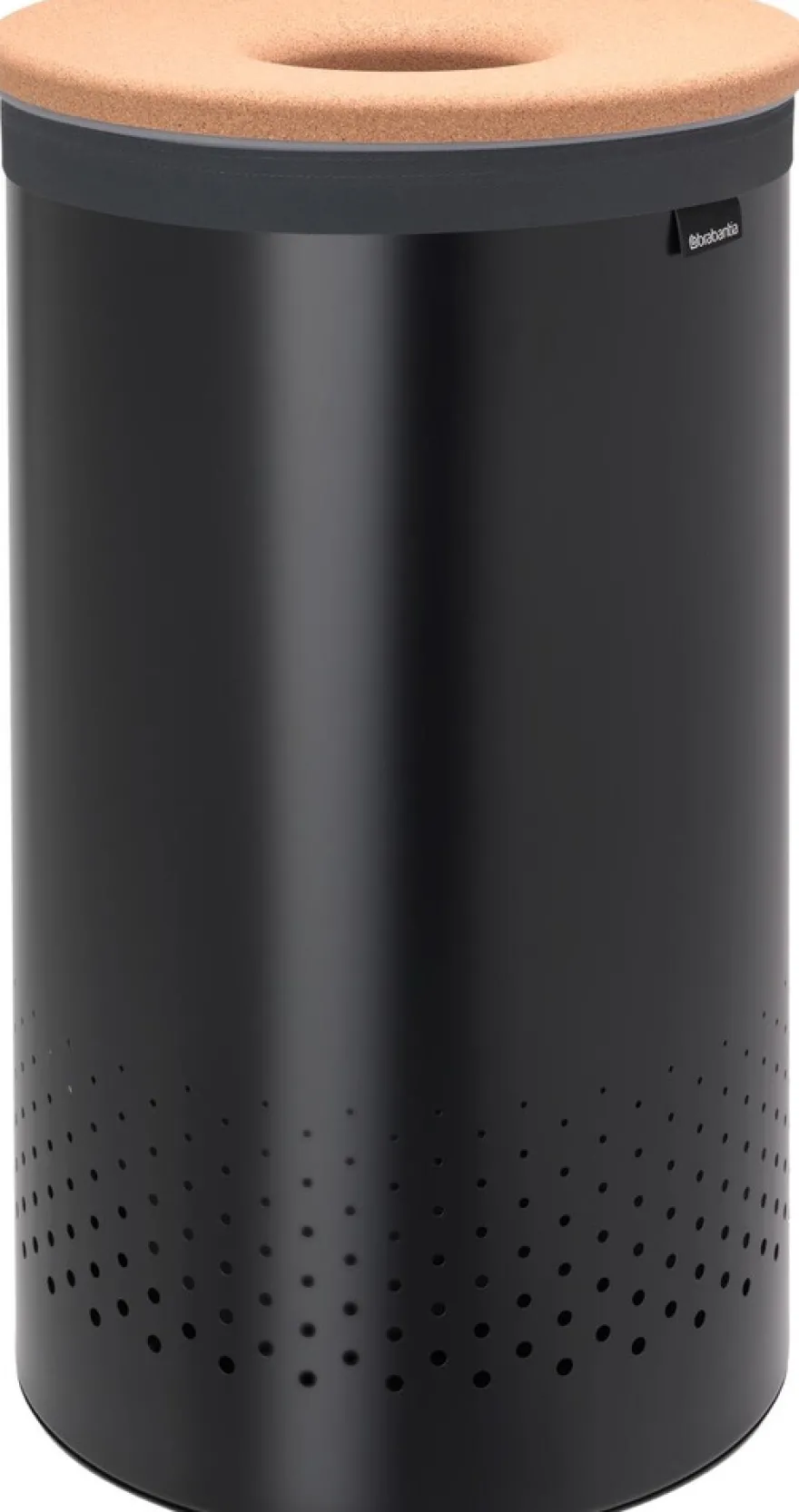 Brabantia pyykkikori korkkikansi 60L matt black