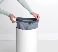 Brabantia pyykkikori 35L korkkikansi white