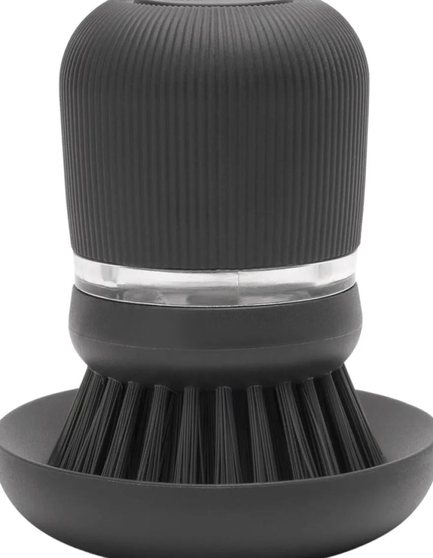 Brabantia Saippuaa annosteleva tiskiharja dark grey