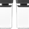 Brabantia Tasty+ pinottava säilytyspurkki 2 kpl dark grey