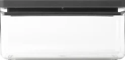 Brabantia Tasty+ pinottava säilytyspurkki 1,5L dark grey