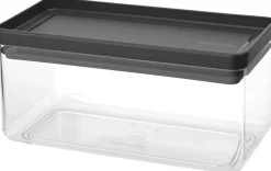 Brabantia Tasty+ pinottava säilytyspurkki 1,5L dark grey