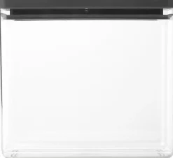 Brabantia Tasty+ pinottava säilytyspurkki 3,5L dark grey