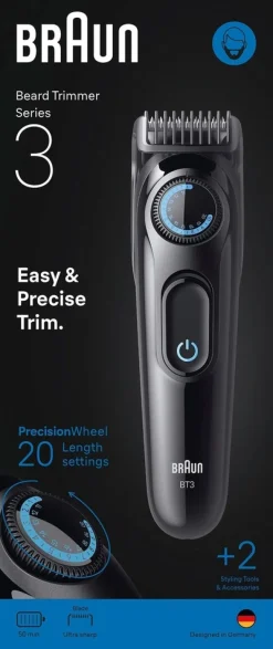 Braun Series 3 Styler BT 3500 Black/Blue Partatrimmeri
