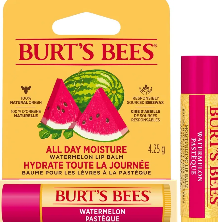 Burt's Bees Watermelon Lip Balm - vesimeloni huulirasva 4,25 g