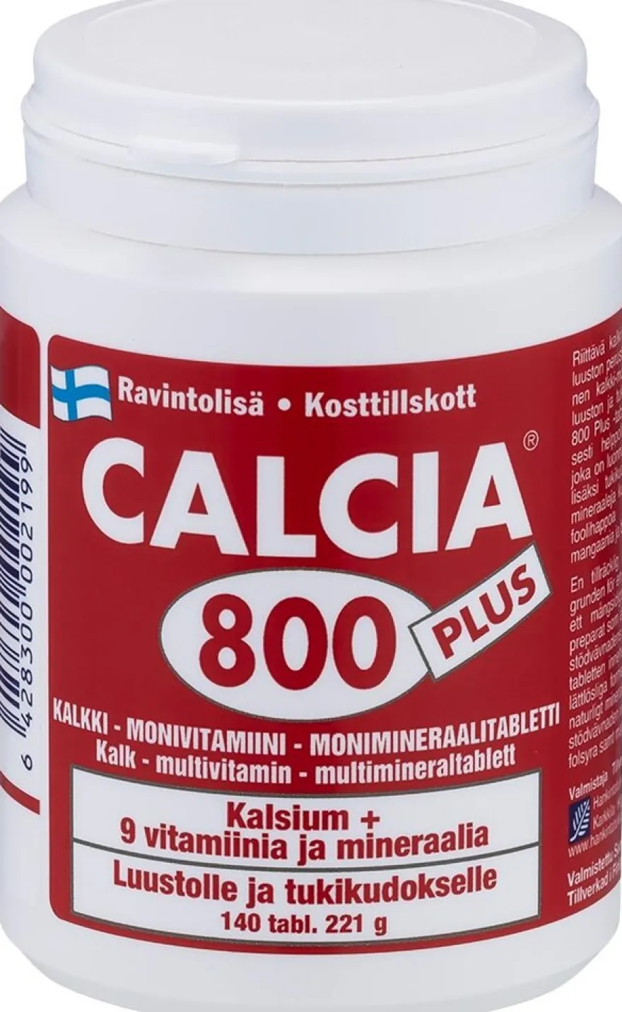 Calcia 800 Plus kalkki-monivitamiini-monimineraalitabletti 140 tabl