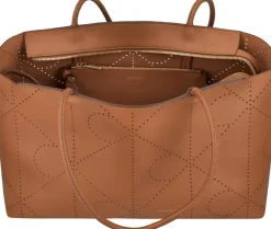 Calvin Klein Emblem aop perf nahka tote