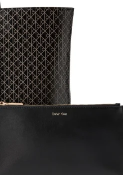Calvin Klein Emblem aop tote olkakassi