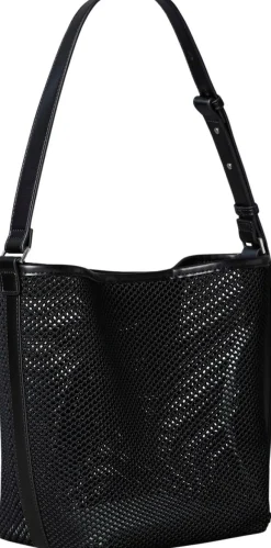 Calvin Klein Emblem mesh bucket olkalaukku
