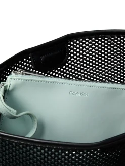 Calvin Klein Emblem mesh bucket olkalaukku