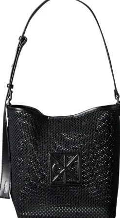 Calvin Klein Emblem mesh bucket olkalaukku