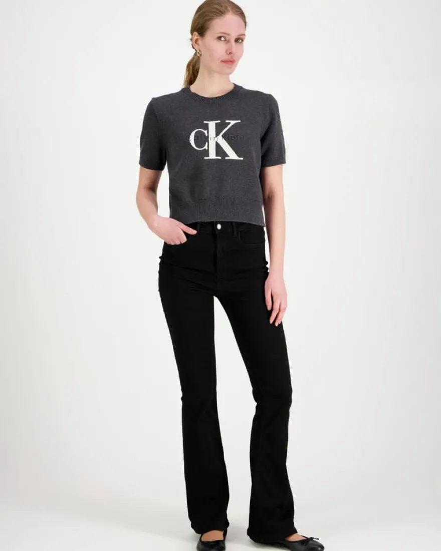 Calvin Klein Jeans Chunky cotton graphic neule