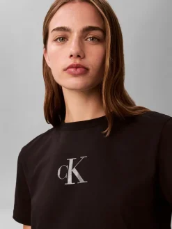 Calvin Klein Jeans classic foil ck t-paita