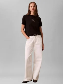 Calvin Klein Jeans classic foil ck t-paita