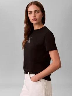 Calvin Klein Jeans classic foil ck t-paita