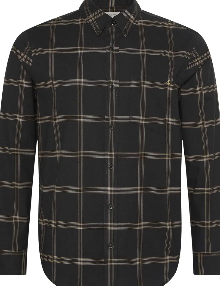 Calvin Klein Jeans kauluspaita Windowpane Oxford